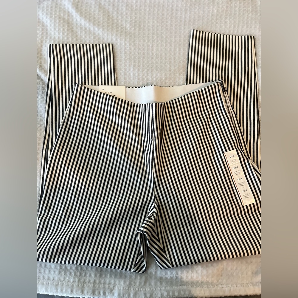 New Stripped black and white pants.